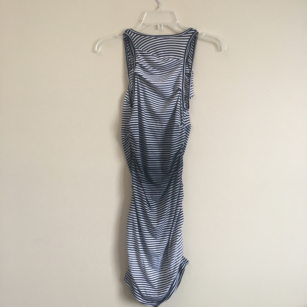 Clu Striped Ruched Dress S - Picture 5 of 6